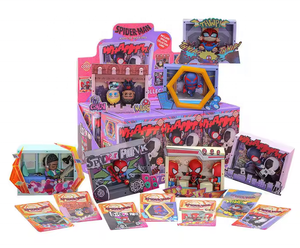 Vendita all'Ingrosso di Autentiche Figure in Miniatura Spider-Man: Across the Spider-Verse COSBI, Scatole Sorpresa con Modellini da Collezione - Product Image 1