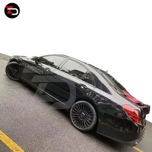 Kit corpo in carbonio stile B di alta qualità con diffusore paraurti posteriore labbro paraurti anteriore per classe AMG 2018 <span class=keywords><strong>S</strong></span> <span class=keywords><strong>W222</strong></span> S63 - Product Image 2