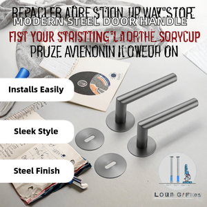 High Quality Decorative Door <b>Handle</b> Modern Design Split 304 Stainless Steel Brushed Apartment Lever Door <b>Handle</b> for Hotel Use - Product Image 2