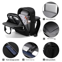 Sac à dos professionnel pour femme, imperméable, en jean, résistant à l'usure, pour ordinateur portable, décontracté, grande capacité, léger, en nylon, pour étudiante