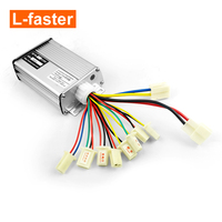 Contrôleur électrique de moteur à balais 30a, 12 V, 36V, 48V, 1000W, pour trottinette électrique, avec disjoncteur fusionné 30a