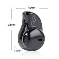 Écouteurs sans fil invisibles S530, suppression du bruit, compatibles BT, casque mains libres stéréo, écouteurs TWS avec microphone