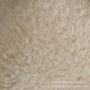 Plush Fabric Polyester Wool Knitted Medium Weight <b>Brushed</b> <b>Sueded</b> Solids Plain Style In Stock Items - Product Image 1
