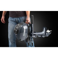 Promotion Exceptionnelle Moteur Hors-Bord Marin Portable Yamaha 4 Temps 6HP à Essence pour Bateau de Pêche