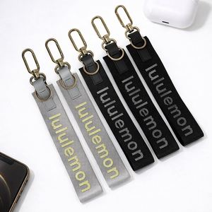 Porte-clés en nylon durable et écologique avec impression sur soie personnalisée, sac à main pour poignet avec mousqueton, cordon pour une utilisation quotidienne - Product Image 5