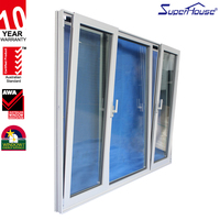 Ventana Abatible y Giratoria de Aluminio con Doble Acristalamiento, Eficiente en Energía, Personalizada para Viviendas Residenciales