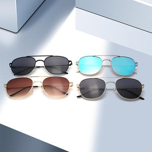 Gafas de sol de aviador para hombre Conchen, montura metálica, protección UV400, tipo 3 lentes, para sol, viajes, conducción, moda. - Product Image 2