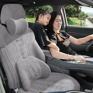 Housses de siège auto sur mesure en cuir de luxe pour BYD Sealion 5 DMI Modèle 2025 – Ensemble complet 5 places pour BYD Sealion 05 DMI D-Mi - Product Image 6