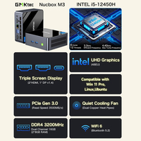 GMKtec Nucbox M3 Nuc Pc Mini PC Intel Core Win11 16GB RAM 1TB SSD Computadora de juegos de escritorio Barebone Windows 11