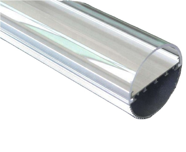Extrusion Plastic T5 T8 LED Tube Lighting Cover PC PMMA Diffuser