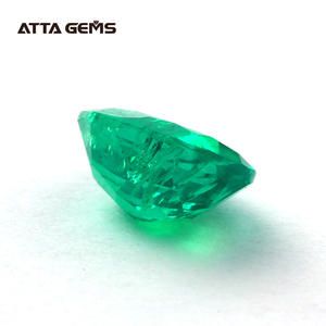 Attagems <span class=keywords><strong>Esmeralda</strong></span> hidrotérmica sintética colombiana, <span class=keywords><strong>piedra</strong></span> verde, forma de pera - Product Image 5