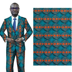 Haute qualité 6 Yard Nigeria <span class=keywords><strong>cire</strong></span> impression tissu vraie <span class=keywords><strong>cire</strong></span> Ankara africain <span class=keywords><strong>cire</strong></span> impression tissu pour robe de soirée - Product Image 2