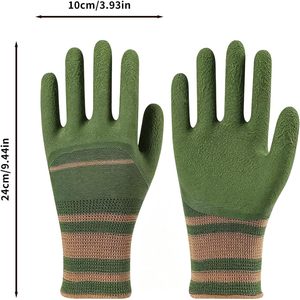 Gants de jardinage résistants aux épines, imperméables, enduits de nitrile, en polyester, résistants aux coupures, pour les travaux en extérieur et les tâches de jardinage - Product Image 2