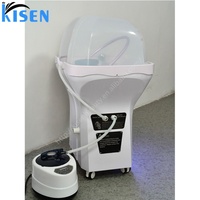 Bac à shampoing Kisen moderne avec design à température constante, portable, blanc, indispensable pour la salle de bain, pour le lavage des cheveux et les soins spa