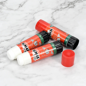 25g dung tích lớn 12 gói Keo trắng trong suốt dính mạnh keo cứng weibo đồ dùng học tập - Product Image 4