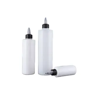 Ecannal 120ml 4oz HDPE bouteille à presser en plastique avec capuchon torsadé pour le soin des <span class=keywords><strong>cheveux</strong></span> Pigment Pet oreille gouttes <span class=keywords><strong>Gel</strong></span> d'huile liquide - Product Image 1