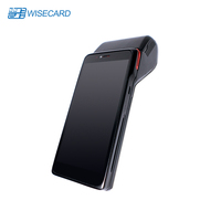 Wisecard WCT-T80 Smart Android POS Terminal Appareil de poche avec imprimante de reçus NFC Connectivité via Bluetooth/WiFi/USB
