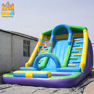 Toboggan aquatique gonflable géant en PVC pour <span class=keywords><strong>location</strong></span> commerciale, <span class=keywords><strong>avec</strong></span> <span class=keywords><strong>piscine</strong></span> pour enfants, drainage facile pour événements en plein air - Product Image 6
