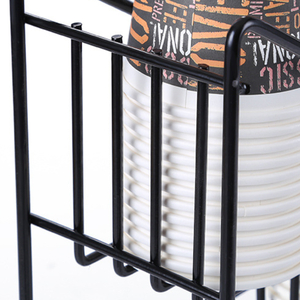 Hot Bán Hiển Thị Giá Siêu Thị Đen Rose Gold Bàn 4 Tầng Dây Kim Loại Chai Rượu Vang Giá Chủ Syrup Chai Kim Loại Giá - Product Image 5