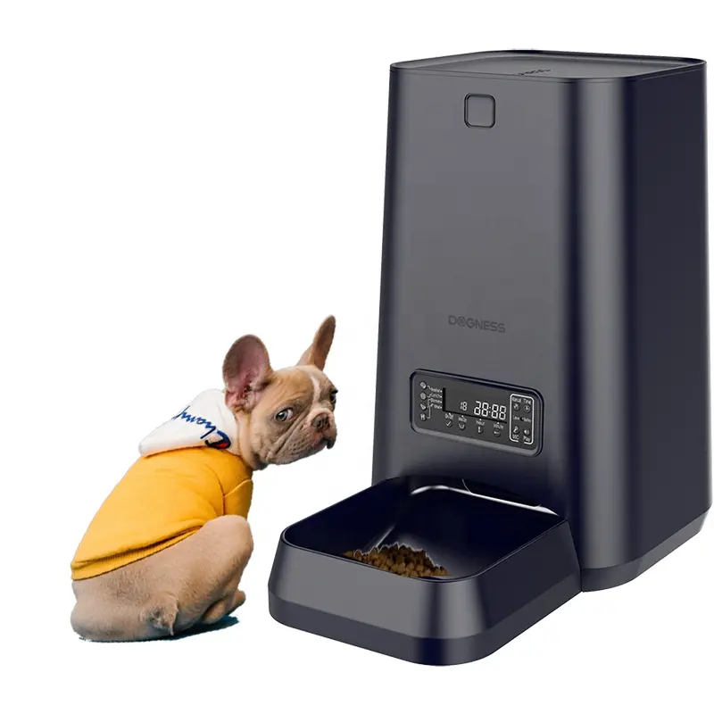 6L Large Capacity Voice Recording Cat Smart Dry Pet Food Dispenser Infrared Sensor Pet Automatic Feeder For Multiple Pets