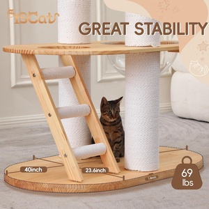<span class=keywords><strong>2025</strong></span> Design unico di moda <span class=keywords><strong>Cat</strong></span> spazio capsula letto nuovo Bambooply casa gatto albero per gatti Bantam materiale di legno cartone di imballaggio - Product Image 5