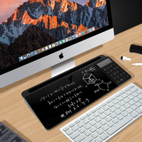 Support de bloc-notes de bureau en verre trempé, tableau blanc, support de bureau, repose-poignet, accessoires informatiques