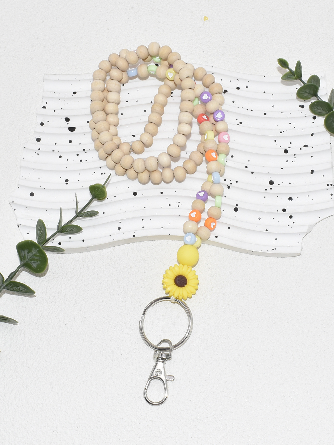 Custom Beaded Teacher Lanyard ID Holder Nurse Lanyard Custom Name Grade Title Custom Lanyard Best Gift for Teachers Image 3