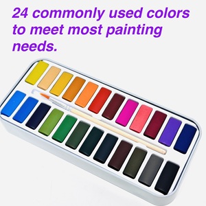Pinturas de Acuarela No Tóxicas, Excelente Relación Calidad-Precio, Materiales de Arte para Adultos, Niños, Artistas y Principiantes, Juego de Pinturas de Acuarela - Product Image 5