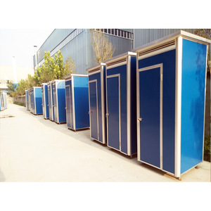 Toilettes portables en panneaux sandwich, durables pour usage extérieur, design industriel pour usage public - Product Image 2