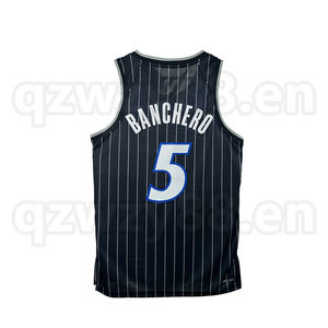 出荷する準備ができましたワグナーオーランドマジックバスケットボールシャツONEAL HAEDAWAYベストヒートプレスオリジナルジャージー - Product Image 2