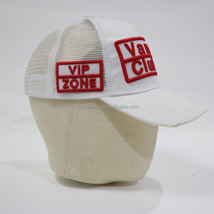 Gorra de béisbol de malla con bordado 3D personalizado, visera desgastada, ajustable, estilo camionero, snapback, moderna, para promociones y regalos - Product Image 3