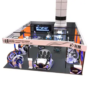 Máquina de juego de solución de una parada, diseño de diseño 3D gratis, realidad Virtual 9D vr, parque de atracciones
