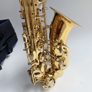 Meilleure vente saxophone alto mib saxophone corps en laiton coquillage doré clés double tendon saxophone instrument à vent - Product Image 2