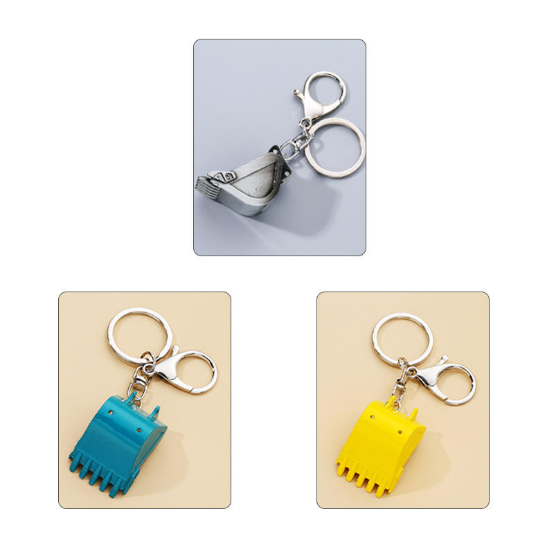 CAT Caterpillar Key Ring Plant Digger Equipment Excavator Dozer Roller Keyring E - Foto 13