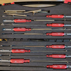 Haoshi 10 Piezas Herramientas de Cerrajería para <span class=keywords><strong>Cajas</strong></span> <span class=keywords><strong>Fuertes</strong></span>, Versión Europea, AGA Grubersecreter Ferimax1 DepritguberD+G <span class=keywords><strong>ARFE</strong></span> FAC4+1 - Product Image 1