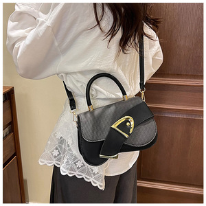 Bolsa Transversal Feminina Personalizável e à Moda, Pequena, Quadrada, Impermeável, Vegana, Moda Transfronteiriça com Zíper - Product Image 4