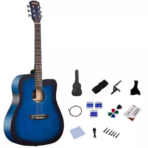 Ensemble de guitares acoustiques en bois massif, guitares acoustiques de <span class=keywords><strong>41</strong></span> pouces - Product Image 3