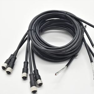 สายเคเบิลแม่พิมพ์4-PIN M12ประเภท DIN กันน้ำพร้อมขั้วต่อตัวเมีย4-PIN M12สำหรับการใช้งานด้านพลังงาน - Product Image 4