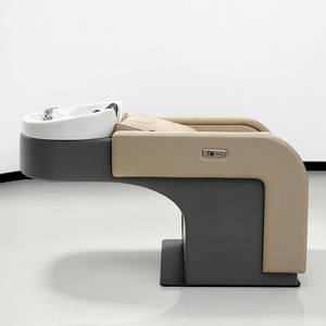 Fauteuil de lavage électrique moderne, lit de lavage des cheveux inclinable, mobilier professionnel pour salon de coiffure et barbier - Product Image 3