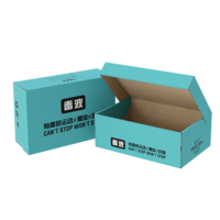 Boîte de papier à chaussures en carton kraft ondulé dur blanc conçue sur mesure, imperméable, brillante et mate, pour la stratification et l'impression de disparition.
