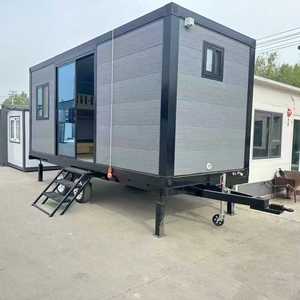 Maison en conteneur extensible modulaire de haute qualité Petites maisons préfabriquées conçues avec toilettes à vendre - Product Image 2