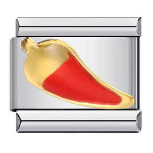 Accessoires DIY Fruits Légumes Émail Élastique Fait Main Modulaire Breloques Italiennes Acier Inoxydable Bracelet Bijoux pour Vente en Gros - Product Image 6