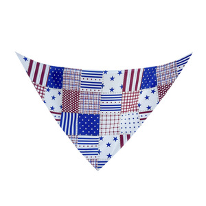 Fashion Pet Triangular Bib Bandanas For Dogs And Cats All Seasons Lattice Pattern <b>Neck</b> <b>Warmer</b> Scarf Accessory - Product Image 4