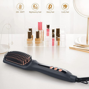 <span class=keywords><strong>Spazzola</strong></span> Lisciante <span class=keywords><strong>per</strong></span> <span class=keywords><strong>Capelli</strong></span> con Ioni Negativi e Ceramica, Pronta all'Uso, <span class=keywords><strong>per</strong></span> <span class=keywords><strong>Capelli</strong></span> Lisci Senza Crespo - Product Image 3