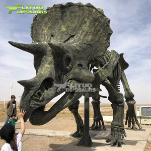 Khủng long công viên cuộc sống Kích thước Triceratops Mô Hình Bộ Xương - Product Image 5