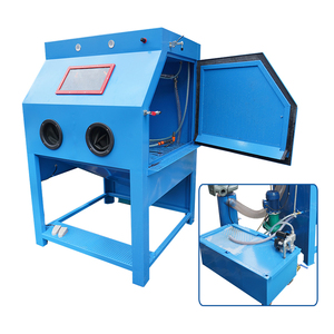 Cabina de Sandblasting Húmedo de Alta Resistencia, Máquina de Sandblasting con Vapor y Sistema de Recirculación de Agua - Product Image 1