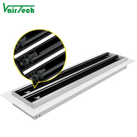 Diffuseur linéaire caché pour CVC, diffuseur d'air pour climatiseur VAV, grille de ventilation en aluminium