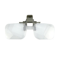 Lunettes grossissantes pliantes SRATE en gros d'usine, lunettes de lecture transparentes MG19156, clip de lunettes grossissantes
