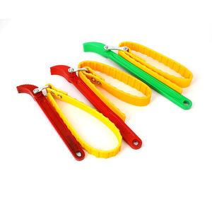 Clé à filtre à courroie dentée antidérapante neutre, clé à filtre à huile, outil de démontage pour purificateur d'eau, moulage en fonte ductile - Product Image 1