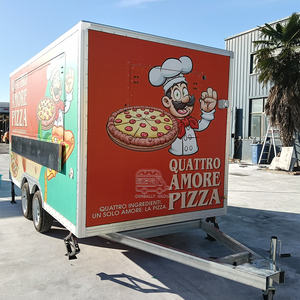 Ice Cream Truck Catering Trailer Mobile Coffee Shop Bar Restaurant Trailer <b>Burger</b> Hot Dog Food Truck with Full Kitchen - Product Image 5